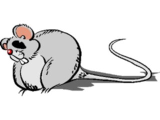 Sticker Custom Preview Image #020915 Animals Cartoons Mouse Fat