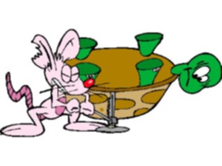 Sticker Custom Preview Image #020917 Animals Cartoons Mouse Flipping Turtle