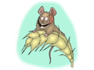 Sticker Custom Preview Image #020923 Animals Cartoons Mouse Hungry