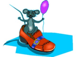 Sticker Custom Preview Image #020933 Animals Cartoons Mousein Shoe