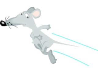 Sticker Custom Preview Image #020946 Animals Cartoons Mouse Running1