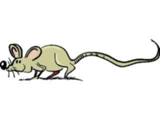 Sticker Custom Preview Image #020965 Animals Cartoons Mouse Sneaking