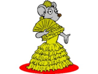 Sticker Custom Preview Image #020967 Animals Cartoons Mouse Spanish1