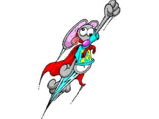 Sticker Custom Preview Image #020970 Animals Cartoons Mouse Super