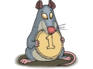 Sticker Custom Preview Image #020987 Animals Cartoons Mousewith Penny