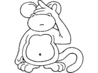 Sticker Custom Preview Image #020999 Animals Cartoons No Evil See