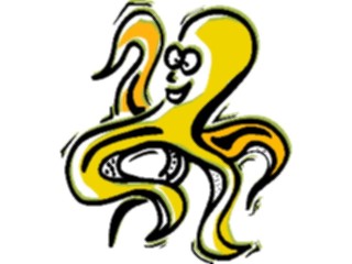 Sticker Custom Preview Image #021003 Animals Cartoons Octopus03