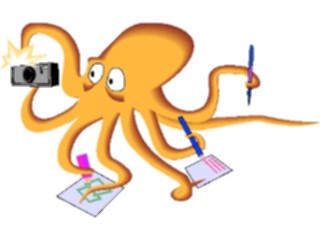 Sticker Custom Preview Image #021017 Animals Cartoons Octopus Busy