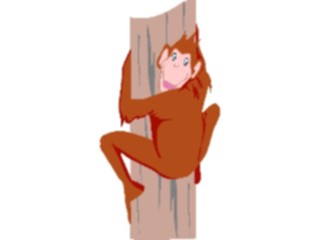 Sticker Custom Preview Image #021023 Animals Cartoons Orangutan Smiling