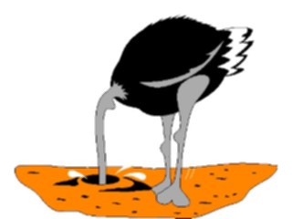 Sticker Custom Preview Image #021026 Animals Cartoons Ostrich2