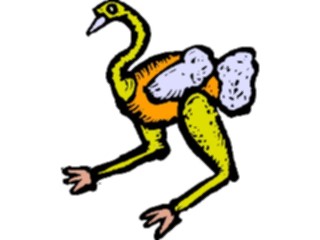 Sticker Custom Preview Image #021031 Animals Cartoons Ostrich7