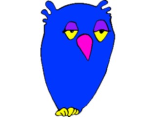 Sticker Custom Preview Image #021056 Animals Cartoons Owl02