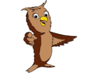 Sticker Custom Preview Image #021064 Animals Cartoons Owl10