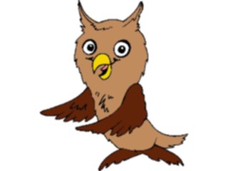 Sticker Custom Preview Image #021066 Animals Cartoons Owl12
