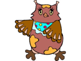 Sticker Custom Preview Image #021068 Animals Cartoons Owl14