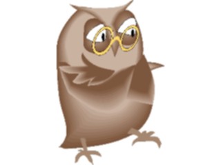 Sticker Custom Preview Image #021070 Animals Cartoons Owl16