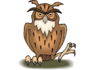 Sticker Custom Preview Image #021078 Animals Cartoons Owl24