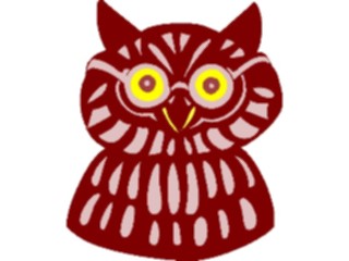 Sticker Custom Preview Image #021094 Animals Cartoons Owl Wise