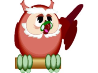 Sticker Custom Preview Image #021096 Animals Cartoons Owlwith Glasses