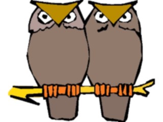 Sticker Custom Preview Image #021097 Animals Cartoons Owls