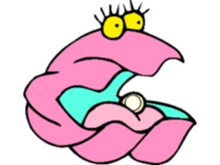 Sticker Custom Preview Image #021099 Animals Cartoons Oyster Scared1