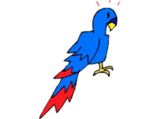 Sticker Custom Preview Image #021135 Animals Cartoons Parrot15