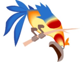 Sticker Custom Preview Image #021139 Animals Cartoons Parrot19