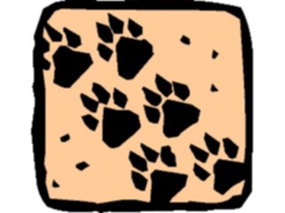 Sticker Custom Preview Image #021157 Animals Cartoons Paw Prints2