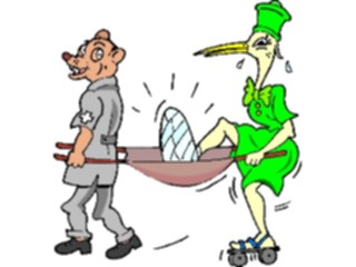 Sticker Custom Preview Image #021180 Animals Cartoons Pelicanwith Broken Foot