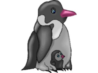 Sticker Custom Preview Image #021195 Animals Cartoons Penguin Chick