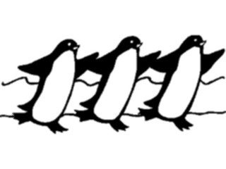 Sticker Custom Preview Image #021234 Animals Cartoons Penguins Dancing
