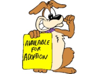 Sticker Custom Preview Image #021237 Animals Cartoons Pet Adoption Dog