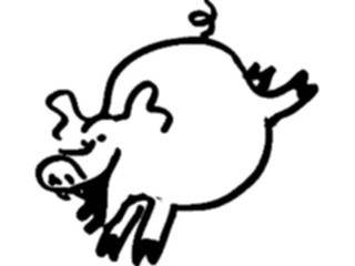 Sticker Custom Preview Image #021242 Animals Cartoons Pig02