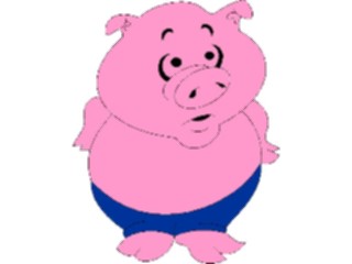Sticker Custom Preview Image #021244 Animals Cartoons Pig04
