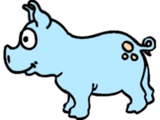 Sticker Custom Preview Image #021249 Animals Cartoons Pig09