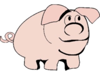 Sticker Custom Preview Image #021251 Animals Cartoons Pig11