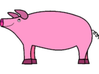 Sticker Custom Preview Image #021252 Animals Cartoons Pig12