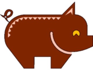 Sticker Custom Preview Image #021254 Animals Cartoons Pig14