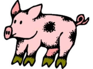 Sticker Custom Preview Image #021261 Animals Cartoons Pig21