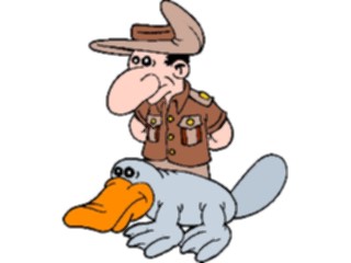 Sticker Custom Preview Image #021343 Animals Cartoons Platypus2