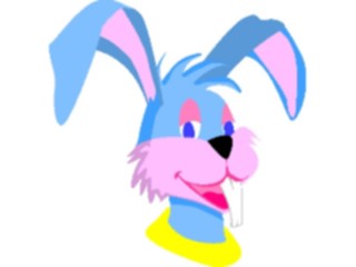 Sticker Custom Preview Image #021554 Animals Cartoons Rabbit Smiling2