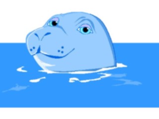 Sticker Custom Preview Image #021808 Animals Cartoons Seal Smiling1