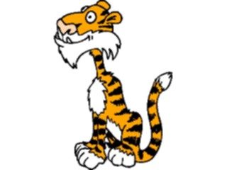 Sticker Custom Preview Image #022123 Animals Cartoons Tiger06