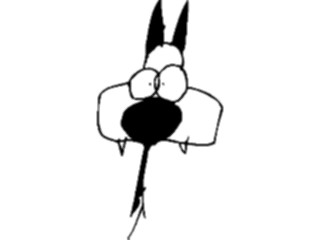 Sticker Custom Preview Image #022856 Animals Domesticated Cat Terrified