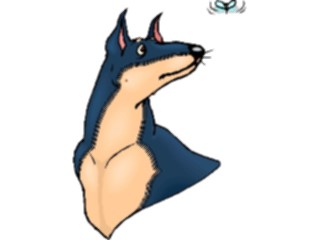 Sticker Custom Preview Image #022893 Animals Domesticated Doberman2