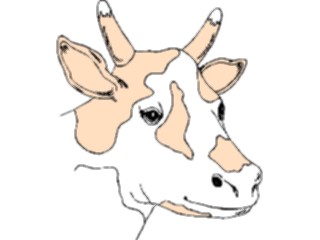 Sticker Custom Preview Image #023427 Animals Farm Animals Cow35