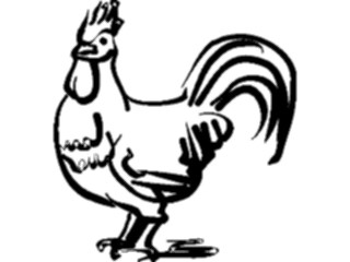 Sticker Custom Preview Image #023512 Animals Farm Animals Rooster01