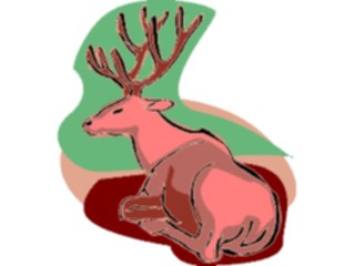 Sticker Custom Preview Image #024476 Animals Land Animals Deer16