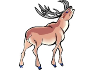 Sticker Custom Preview Image #024477 Animals Land Animals Deer17