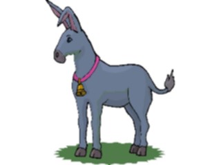 Sticker Custom Preview Image #024521 Animals Land Animals Donkey09